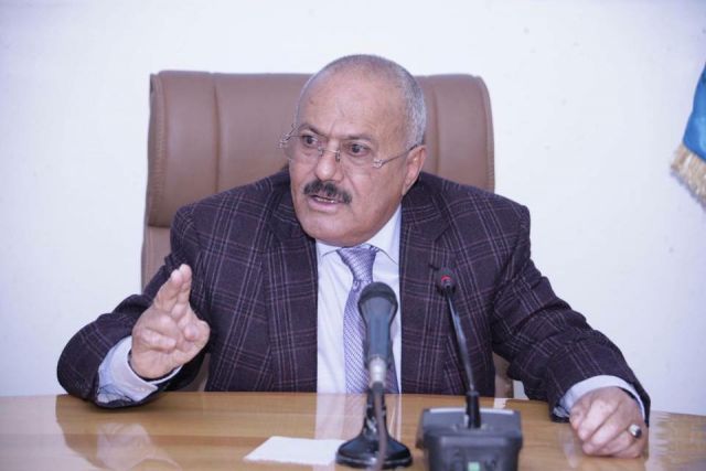 الرئيس اليمني السابق علي عبدالله صالح