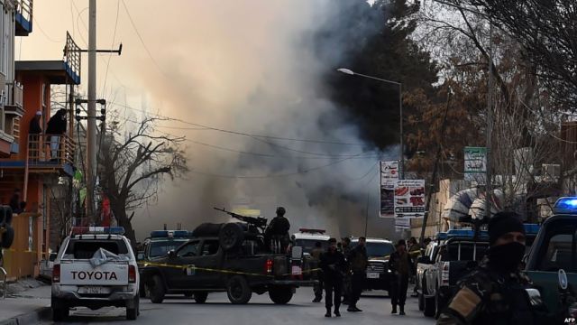صورة من تفجيرات سابقة في كابل