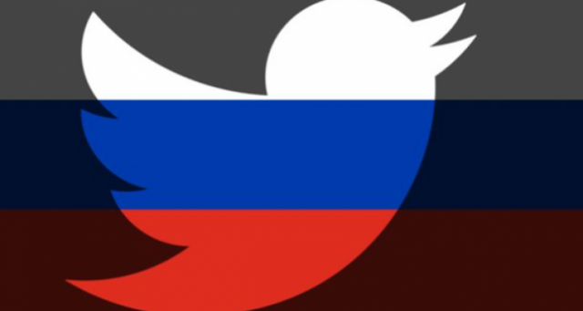 تويتر وعلم روسيا