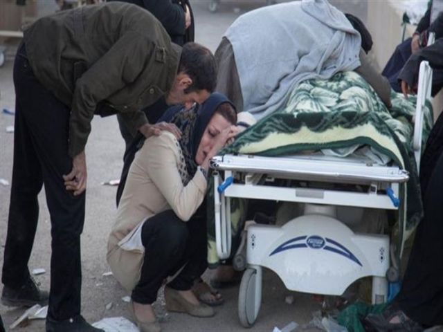 ضحايا زلزال إيران