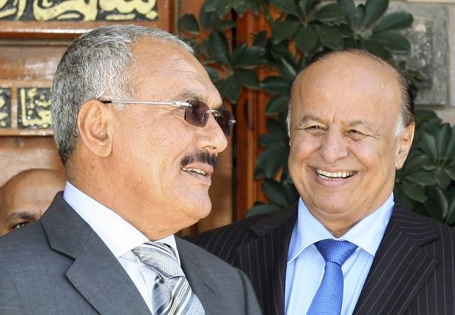الرئيس هادي والرئيس علي عبد الله صالح
