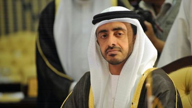 وزير خارجية الامارات عبدالله بن زايد