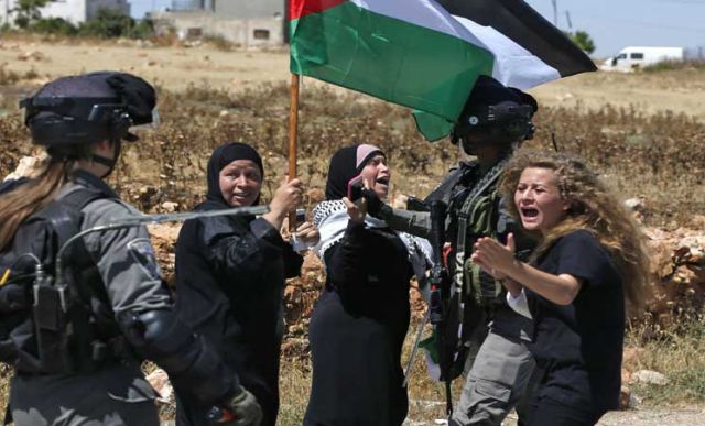 الطفلة الفلسطينية عهد التميمي