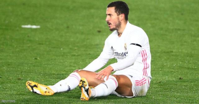 إصابات هازارد المتكررة تثير القلق في ريال مدريد