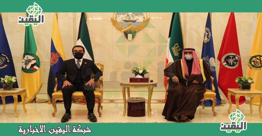 رئيس مجلس النواب العراقي وأمير دولة الكويت الشقيقة