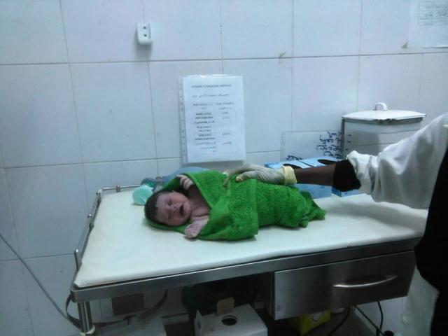 طفل في مستشفى عبس الريفي (إرشيف)