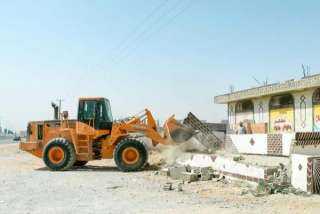 إزالة أكثر من 600 بناء عشوائي في مركز محافظة شبوة