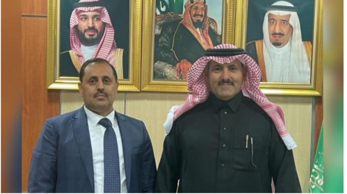 الأمين العام المساعد للمكتب السياسي يلتقي سفير المملكة العربية السعودية