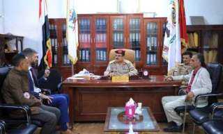 محور تعز يناقش مع رئيس مكتب الصليب الأحمر مجالات التعاون المشترك