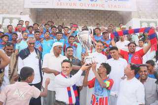 سيئون بطلاً والاتفاق وصيفاً لكأس حضرموت للناشئين