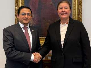 السفير شجاع الدين يناقش مع مسؤولة نمساوية مستجدات الأوضاع في اليمن