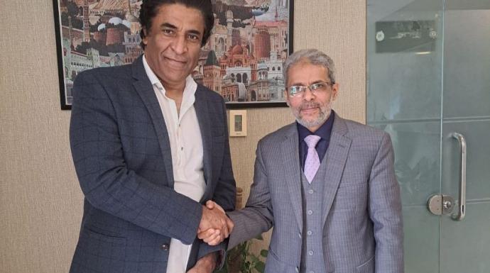 سفير اليمن يبحث مع وكيل وزارة الخارجية الباكستانية سبل تعزيز العلاقات الثنائية