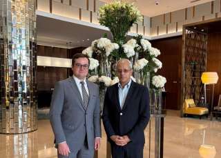 نائب وزير الخارجية يلتقي السفير الروسي