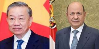 رئيس مجلس القيادة يهنئ الرئيس تو لام بمناسبة انتخابه رئيساً لفيتنام