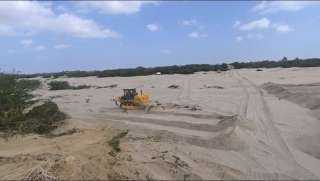 إزالة الرمال من الخط الدولي (العلم – زنجبار) وتدشين أعمال تأهيل بدلتا أبين وأحور