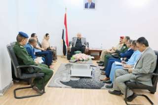 محافظ تعز يبحث مع مركز ”سيفيك” تعزيز الشراكة لحماية المدنيين