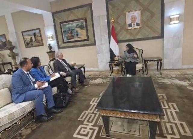 وزيرة الشؤون القانونية تبحث مع السفير الألماني تعزيز التعاون ودعم الإصلاحات القانونية والمؤسسية
