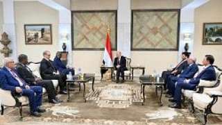 رئيس مجلس القيادة يستقبل وزير الدولة للشؤون الخارجية بجمهورية موريتانيا الاسلامية